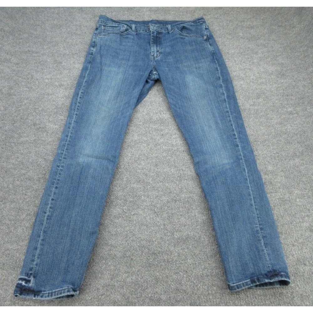 Levi's Mens 511 Slim Fit Blue Medium Wash Stretch Denim Jeans 36x32